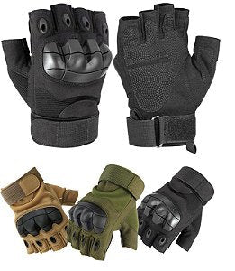 Luva Tática Militar Meio Dedo