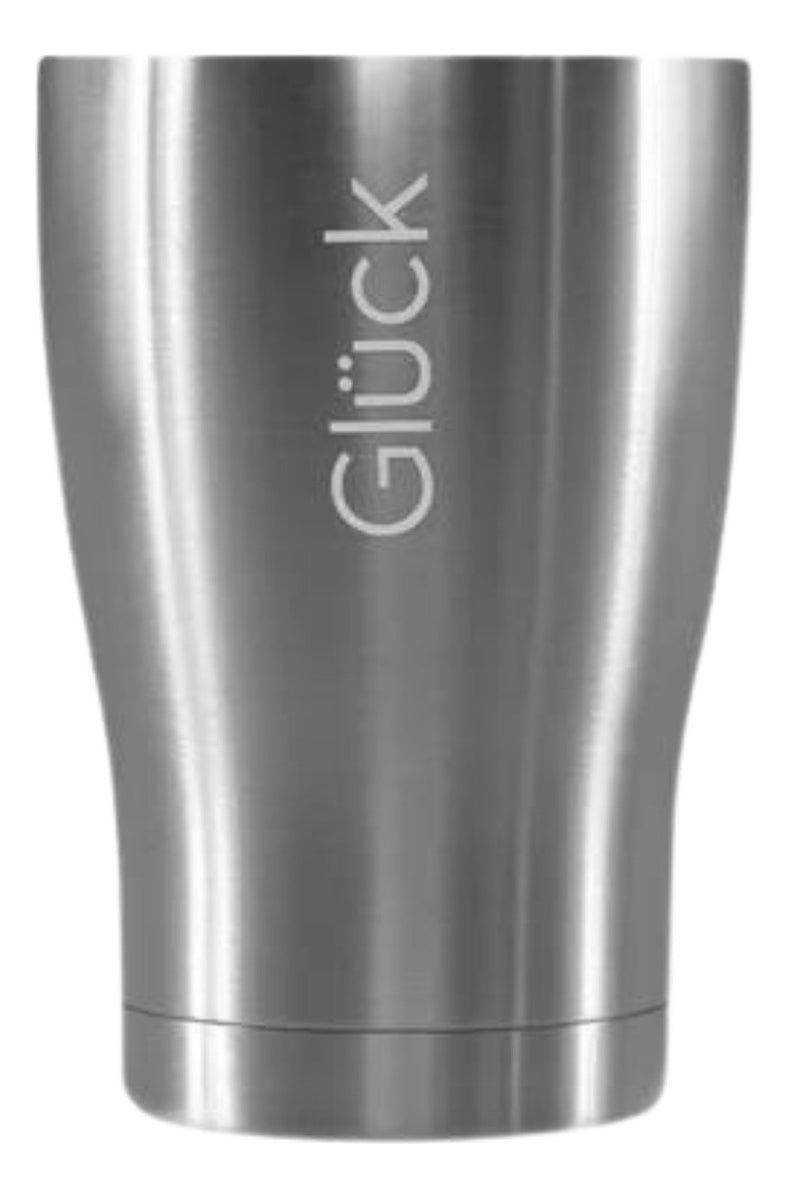 Copo Térmico Tulipinha 354 Ml Cerveja Tulipa Gluck Frio Cor Prateado Liso