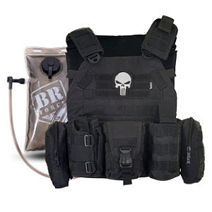 Colete Tático Plate Carrier Tan WWART SHOOTER