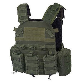 Colete Tático Plate Carrier Verde Oliva WWART SHOOTER
