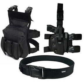 Kit Tático Operacional 3: Coldre Robocop + Bornal Tático Modular + Cinto NA