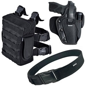 Kit Tático Operacional 3: Coldre Robocop + Bornal Tático Modular + Cinto NA